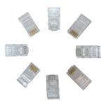 سوکت شبکه CAT6 UTP معمولی | بسته ۱۰۰ عددی | برند FH - Image 4