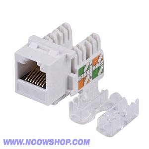 کیستون پلاستیکی cat 6 - بسته 10 تایی