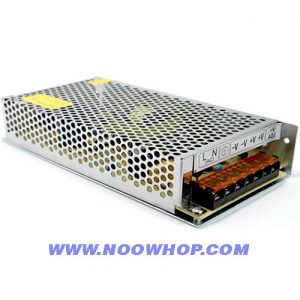 آداپتور صنعتی 12 ولت 15 آمپر | منبع تغذیه سوئیچینگ فلزی 12V 15A