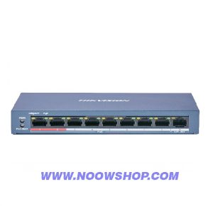سوئیچ ۸ پورت Fast Ethernet POE هایک‌ویژن – مدل DS-3E0109P-E/M-B