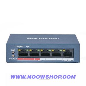 سوئیچ 4 پورت فست اترنت POE هایک‌ویژن مدل DS-3E0105P-E-M-B