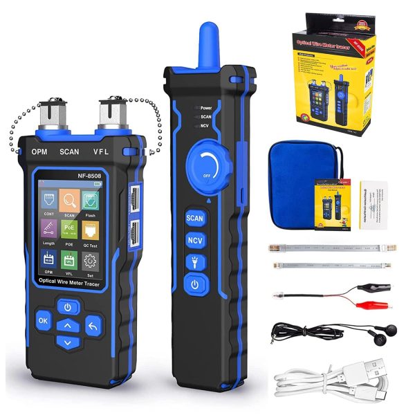 تستر شبکه و فیبر نوری VFL/OPM پاورمتر   -  POE test -  زوج یاب -  نویافا مدل NOYAFA NF-8508  - باگارانتی12ماهه - Image 15