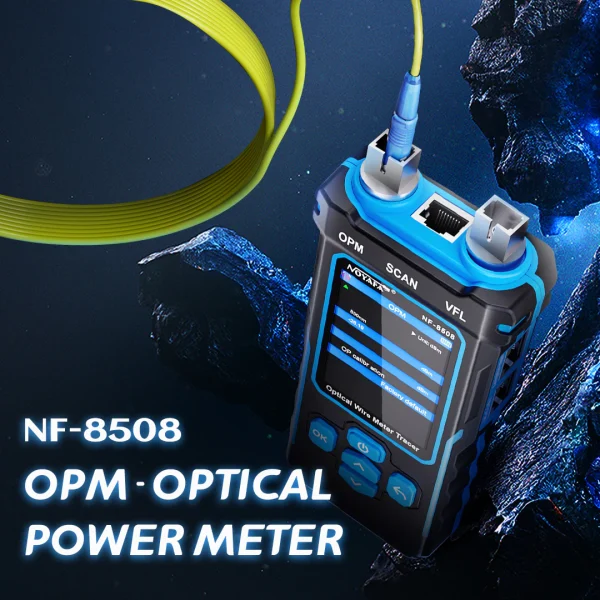 تستر شبکه و فیبر نوری VFL/OPM پاورمتر   -  POE test -  زوج یاب -  نویافا مدل NOYAFA NF-8508  - باگارانتی12ماهه - Image 3