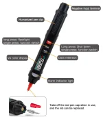 مولتی متر دیجیتال جیبی قلمی مانند NOYAFA NF-5310B - باگارانتی12ماهه - Image 15