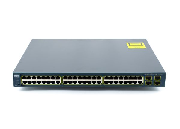 سوییچ شبکه سیسکو- WS-C2960+48PST-L R 48x 10/100PoE - Image 2