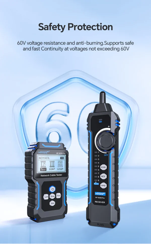 تستر شبکه نویافا مدل Noyafa NF-8209 Pro - باگارانتی 12 ماهه - Image 11