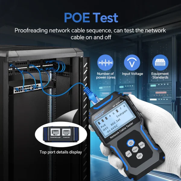 تستر شبکه نویافا مدل Noyafa NF-8209 Pro - باگارانتی 12 ماهه - Image 7