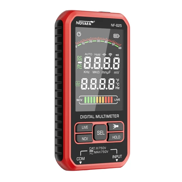 مولتی‌متر دیجیتال نویافا مدل NF-625 – دقیق و با دوام - باگارانتی12ماهه - Image 11