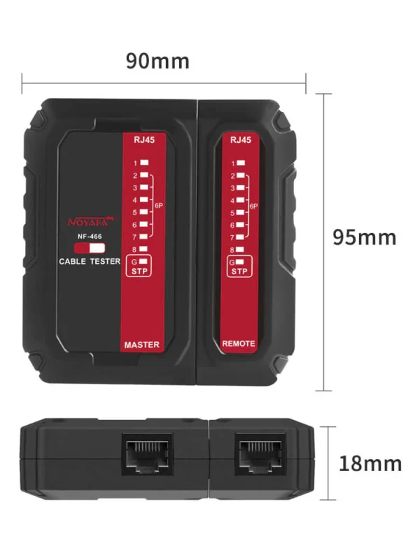 تستر کابل شبکه NOYAFA NF-466 - باگارانتی 12 ماهه - Image 3