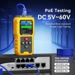 تستر کابل شبکه نویافا مدل NF-8504 با نمایشگر رنگی و قابلیت PoE - باگارانتی12ماهه - Image 3