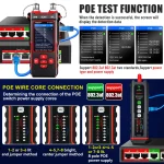 تستر شبکه و فیبر نوری (  VFL / OPM ) 10  کاره نویافا NF-859GT – Noyafa 10-in-1 Ethernet & Fiber Cable Tester - باگارانتی 12 ماهه - Image 5