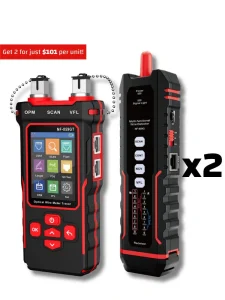 تستر شبکه و فیبر نوری (  VFL / OPM ) 10  کاره نویافا NF-859GT – Noyafa 10-in-1 Ethernet & Fiber Cable Tester - باگارانتی 12 ماهه