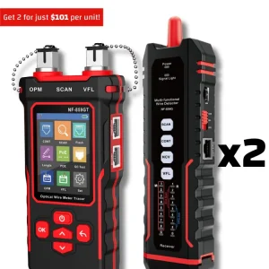 تستر شبکه و فیبر نوری (  VFL / OPM ) 10  کاره نویافا NF-859GT – Noyafa 10-in-1 Ethernet & Fiber Cable Tester - باگارانتی 12 ماهه