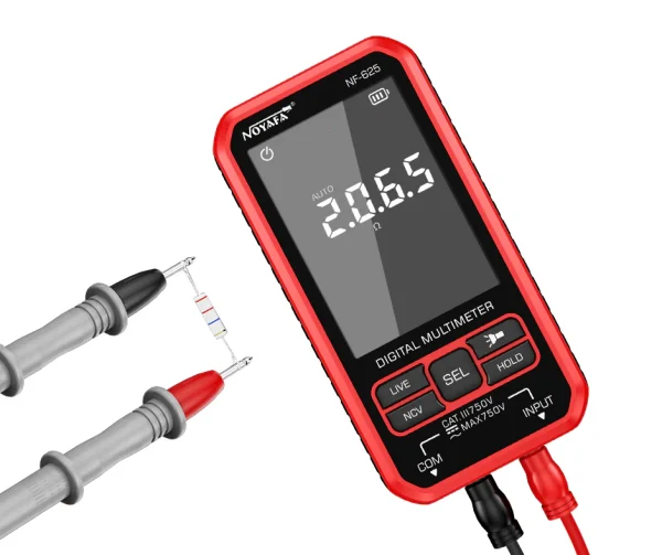 مولتی‌متر دیجیتال نویافا مدل NF-625 – دقیق و با دوام - باگارانتی12ماهه - Image 3