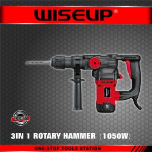 دریل بتن‌کن و دریل چکشی سه‌حالته وایزاپ WISEUP مدل 170901 – گارانتی 12 ماهه