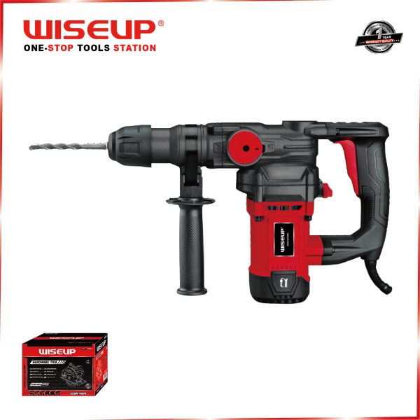دریل بتن‌کن و دریل چکشی سه‌حالته وایزاپ WISEUP مدل 170901 – گارانتی 12 ماهه - Image 3