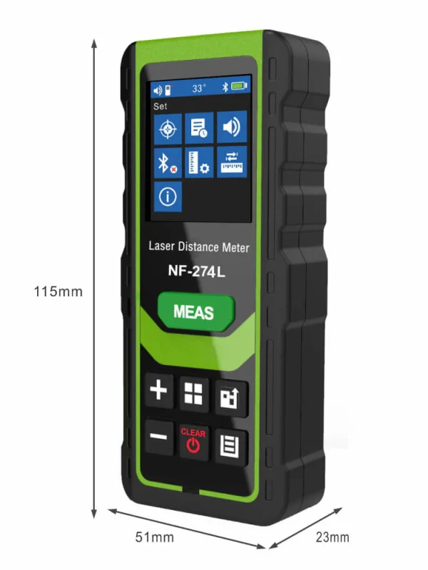 متر لیزری حرفه‌ای 100 متری نویافا مدل NOYAFA NF-274L - Image 7