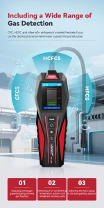 نشت‌ یاب گاز کولر گازی  نویافا مدل NOYAFA NF-605 s - Image 12