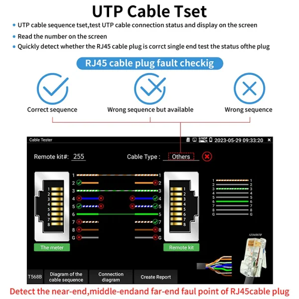 تستر دوربین مداربسته و شبکه نویافا مدل NOYAFA NF-IPC715 - Image 8