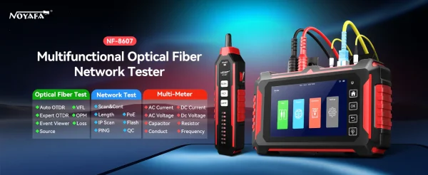 تستر OTDR و شبکه حرفه‌ای نویافا مدل NOYAFA NF-8607 - Image 12