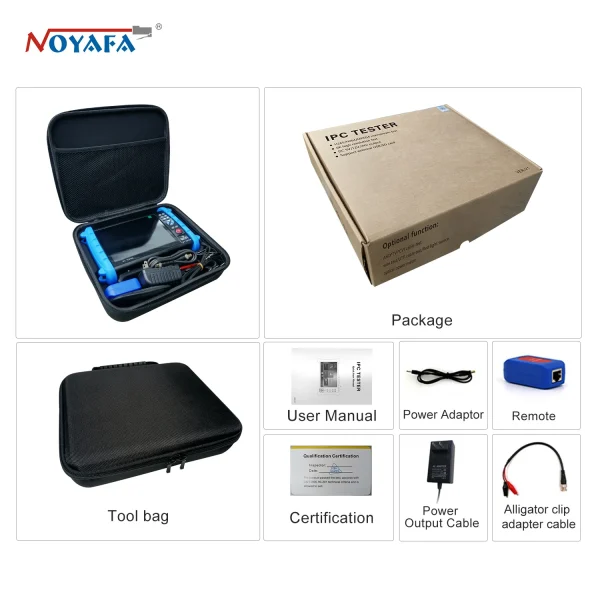 تستر دوربین مداربسته و شبکه نویافا مدل NOYAFA NF-IPC722ATCHS - Image 14