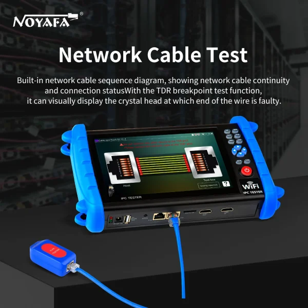 تستر دوربین مداربسته و شبکه نویافا مدل NOYAFA NF-IPC722ATCHS - Image 3