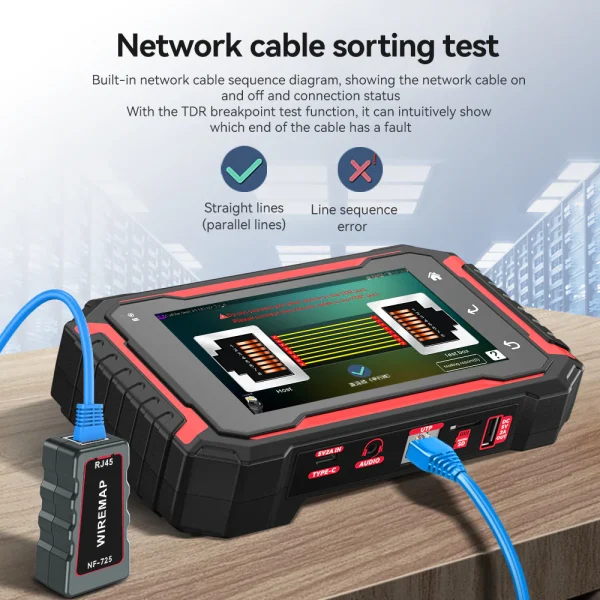 تستر مانیتور دوربین مداربسته و شبکه نویافا مدل NOYAFA NF-IPC725 - Image 11