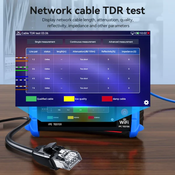 تستر مانیتور دوربین مداربسته و شبکه نویافا مدل NOYAFA NF-IPC725 - Image 10