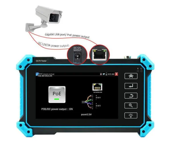 تستر دوربین مداربسته و شبکه نویافا مدل NOYAFA NF-IPC715 - Image 13