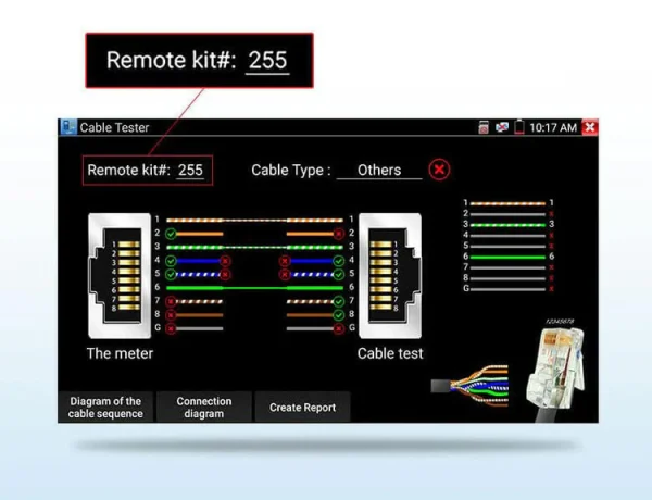 تستر دوربین مداربسته و شبکه نویافا مدل NOYAFA NF-IPC715 - Image 16