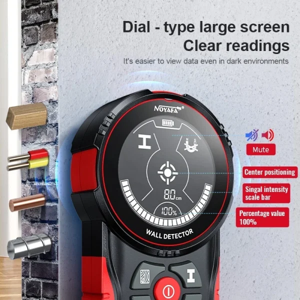اسکنر دیوار و فلزیاب حرفه‌ای نویافا مدل NF-5102 - Image 8