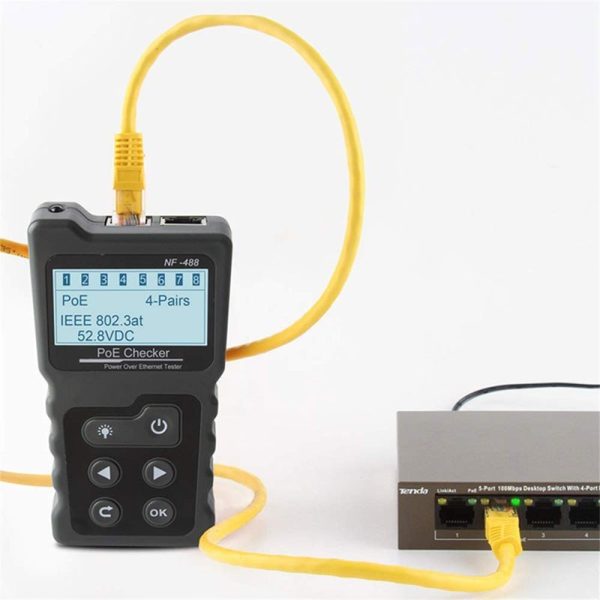 تستر PoE شبکه NOYAFA NF-488 | تست ولتاژ، جریان و توان - Image 5