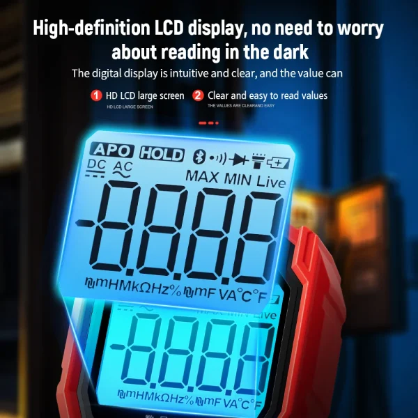 مولتی متر دیجیتال NOYAFA NF-628 | تستر 1000 ولت و 10 آمپر - Image 6