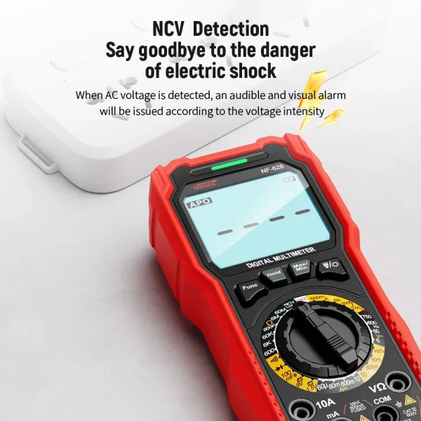 مولتی متر دیجیتال NOYAFA NF-628 | تستر 1000 ولت و 10 آمپر - Image 4
