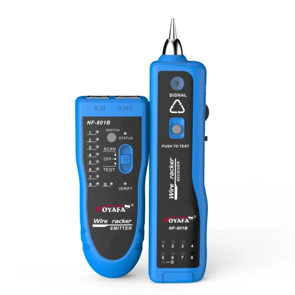 تستر کابل شبکه NOYAFA NF-801 | ردیاب RJ45 و RJ11 - Image 3