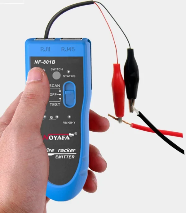 تستر کابل شبکه NOYAFA NF-801 | ردیاب RJ45 و RJ11 - Image 5