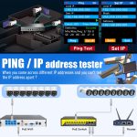 تستر شبکه NOYAFA NF-859GK | تستر کابل، PoE، PING و VFL - تصویر 10