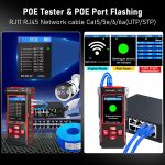 تستر شبکه NOYAFA NF-859GK | تستر کابل، PoE، PING و VFL - تصویر 4