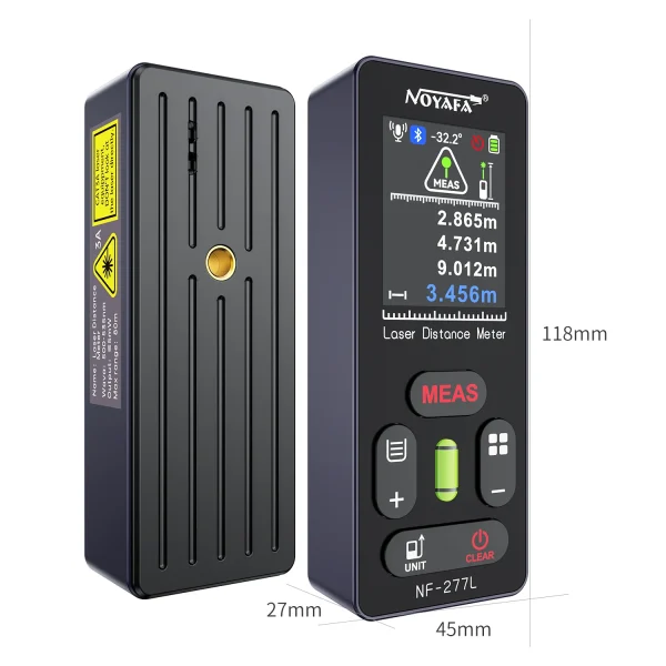 متر لیزری نویافا NOYAFA NF-277L | دقت ±1.5mm و لیزر سبز - تصویر 1