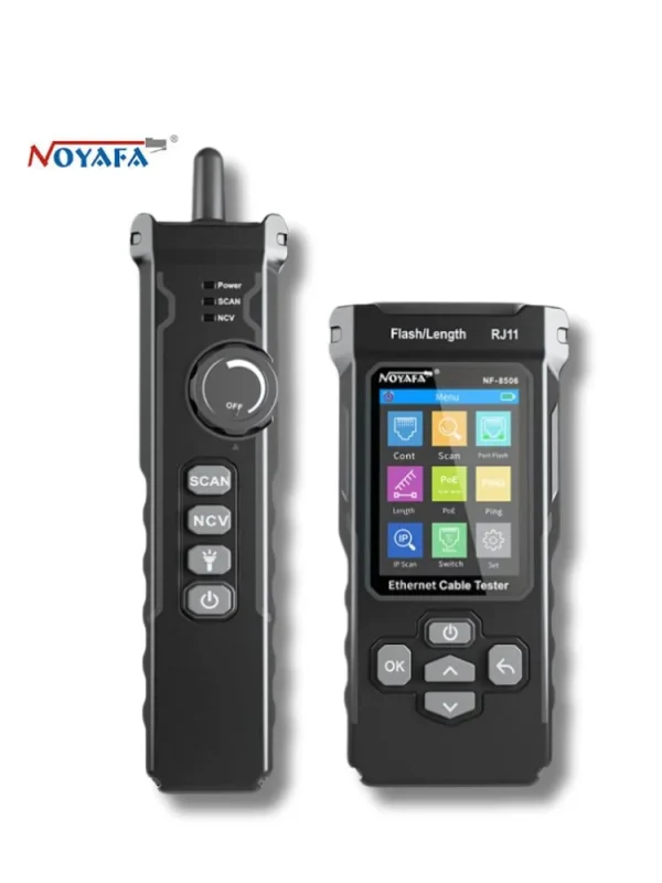 تستر شبکه NOYAFA NF-8506 | تستر کابل، PoE و PING - تصویر 2