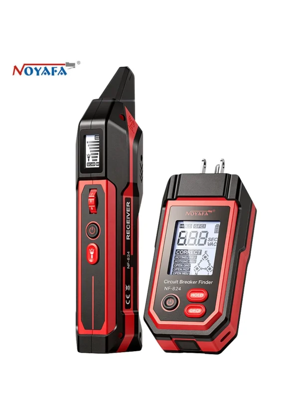 تستر مدارشکن و GFCI نویافا NOYAFA NF-824 | ردیاب فیوز و NCV - تصویر 12