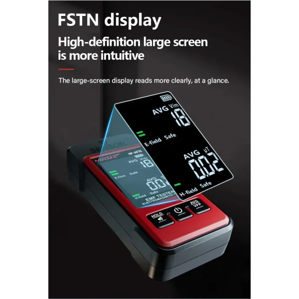 متر میدان الکترومغناطیسی NOYAFA NF-601S | تستر EMF با آلارم - تصویر 8