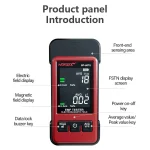 متر میدان الکترومغناطیسی NOYAFA NF-601S | تستر EMF با آلارم - تصویر 12